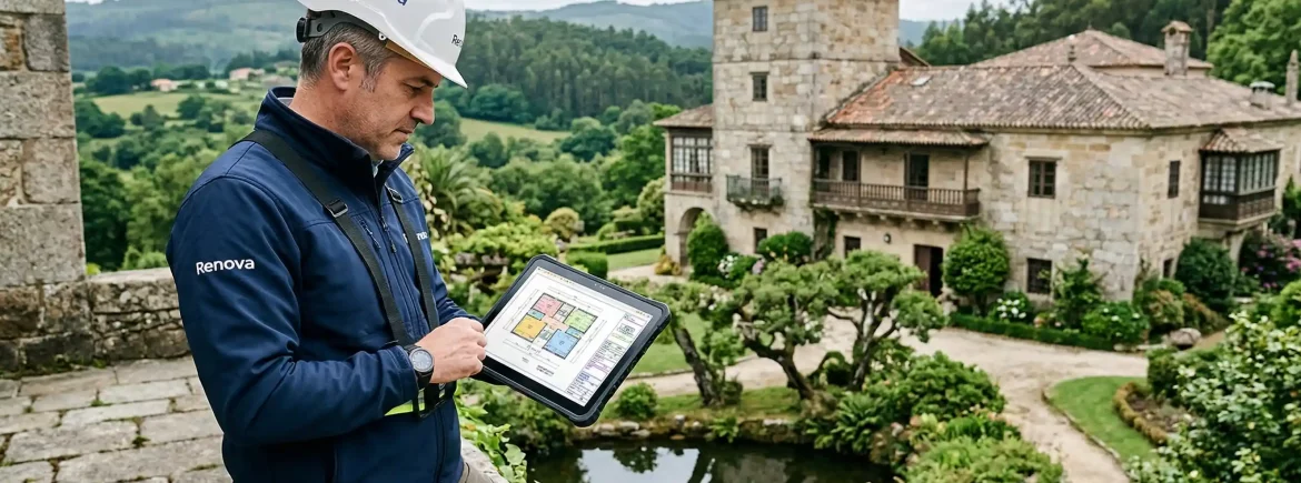 Proceso de Due Diligence Técnica en un edificio inmobiliario por expertos de Renova.